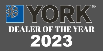 The 2023 York Dealer of the year award given to  Bills Heating and AC.